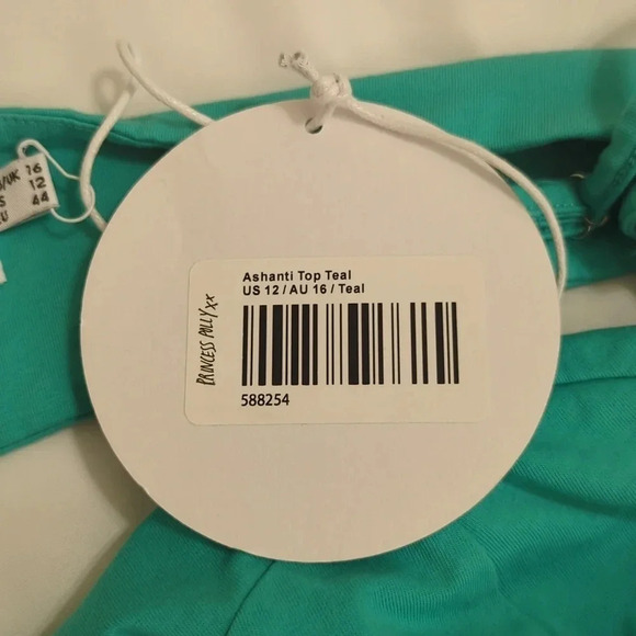 NWT Princess Polly Ashanti Top, Color Teal Size 12 - Picture 15 of 15